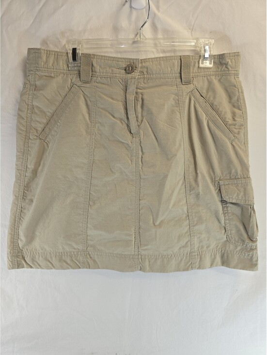 Lands' End Dresses & Skirts - Lands' End Women's Khaki Cargo Skirt Size 10 Cotton Nylon Blend
